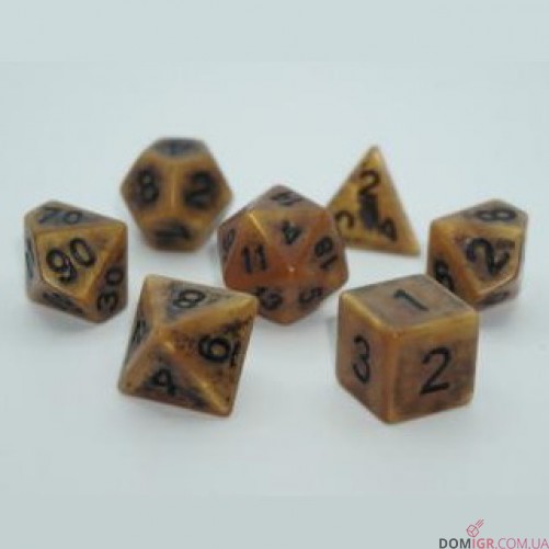 Набор кубиков - Ancient 7 Dice Set (в ассортименте)